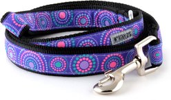 The Worthy Dog Sunburst Dog Lead, Purple, Large: 5-ft long, 1-in wide