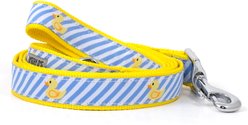 The Worthy Dog Stripe Rubber Duck Dog Lead, Light Blue, Large: 5-ft long, 1-in wide