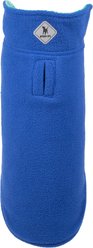 The Worthy Dog Fargo Fleece Dog Jacket, Royal/Green, 30-in slide 2 of 3