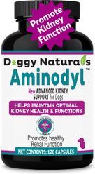 Aminodyl 1100mg Capsule Kidney Support Supplement for Dogs, 120 count slide 1 of 9