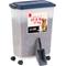 Show in main carousel: IRIS WeatherPro Airtight Dog, Cat & Bird Food Storage Container, Navy, 37.5-lb slide 1 of 11