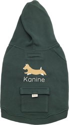 Kanine Fleece Dog Hoodie, Mountain View Green, X-Large