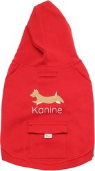 Kanine Fleece Dog Hoodie, Mars Red, XX-Small