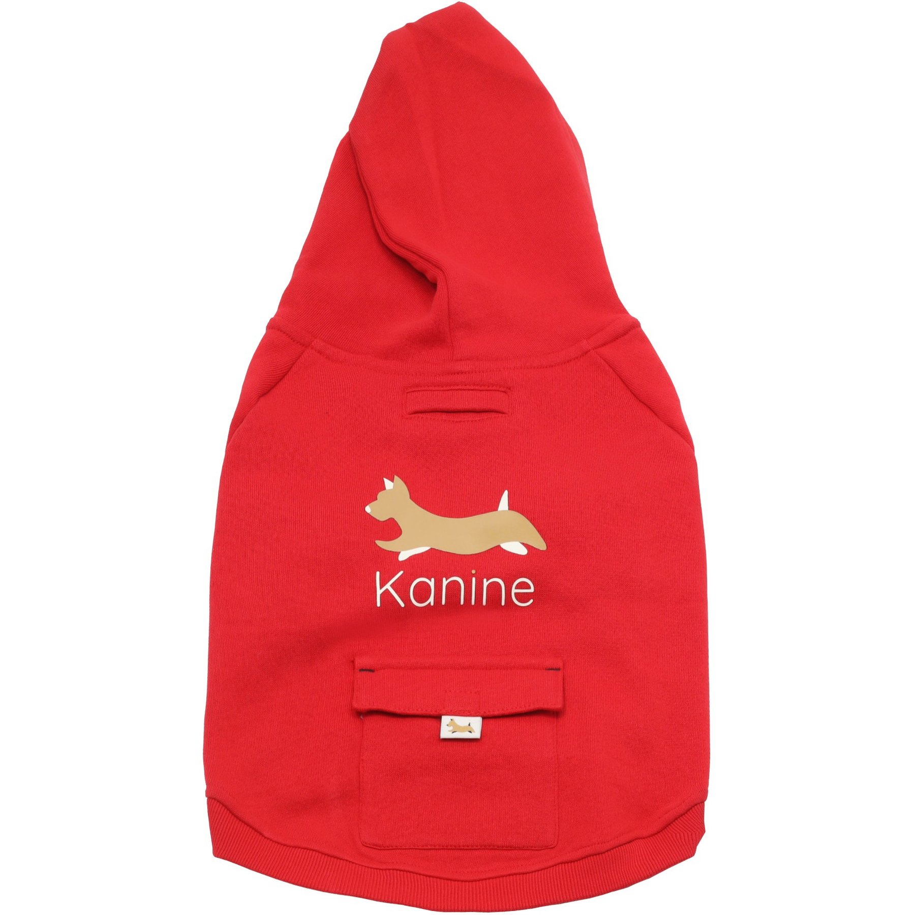 Kanine Fleece Dog Hoodie, Mars Red, XX-Small
