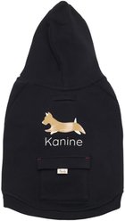 Kanine Fleece Dog Hoodie, Tap Shoe Black, XX-Small