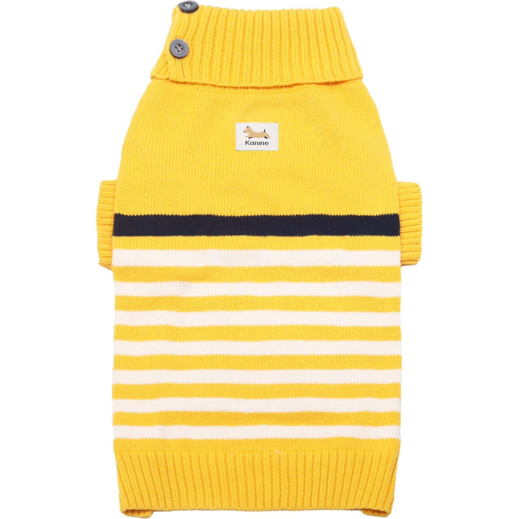 Kanine Dog Sweater, Solar Power Yellow, X-Small