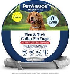 PetArmor Extend Flea & Tick Collar for Dogs, 1 Collar (8-mos. supply), over 18 lbs