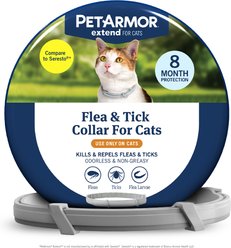 PetArmor Extend Flea & Tick Collar for Cats, 1 Collar (8-mos. supply)