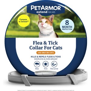 PetArmor Extend Flea & Tick Collar for Cats, 1 Collar (8-mos. supply)