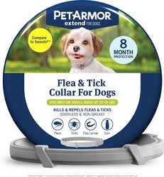 PetArmor Extend Flea & Tick Collar for Dogs, 1 Collar (8-mos. supply), up to 18 lbs