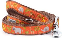 The Worthy Dog Zoofari Dog Lead, Coral, Large: 5-ft long, 1-in wide