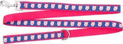 The Worthy Dog Wilbur Pig Dog Lead, Navy, Small: 5-ft long, 5/8-in wide slide 2 of 3