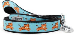 The Worthy Dog Tigers Dog Lead, Blue, Large: 5-ft long, 1-in wide