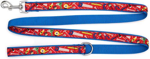 Show full view: The Worthy Dog Tools Dog Lead, Red, Small: 5-ft long, 5/8-in wide slide 2 of 4