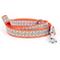 Show in main carousel: The Worthy Dog Stamp Print Dog Lead, Coral, Large: 5-ft long, 1-in wide slide 1 of 3