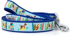 The Worthy Dog Surf’s Up Dog Lead, Blue, Small: 5-ft long, 5/8-in wide