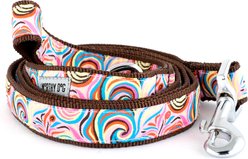 The Worthy Dog Swirly Dog Lead, Pink, Large: 5-ft long, 1-in wide