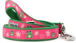 The Worthy Dog Ribbit Dog Lead, Green, Large: 5-ft long, 1-in wide