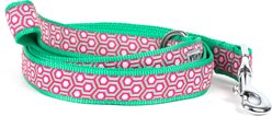The Worthy Dog Hexagon Dog Lead, Pink, Small: 5-ft long, 5/8-in wide