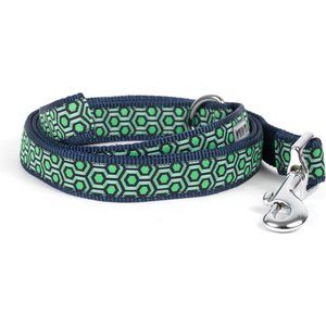 The Worthy Dog Hexagon Dog Lead, Navy, Large: 5-ft long, 1-in wide