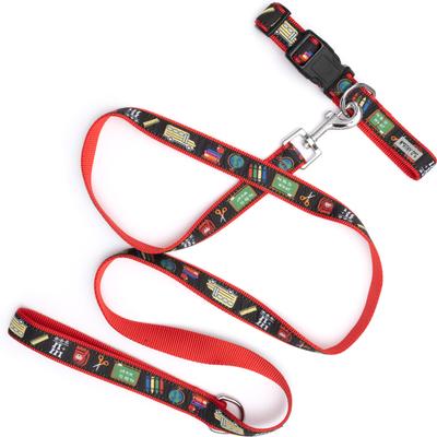 Show full view: The Worthy Dog K9 College Dog Lead, Black, Large: 5-ft long, 1-in wide slide 3 of 3