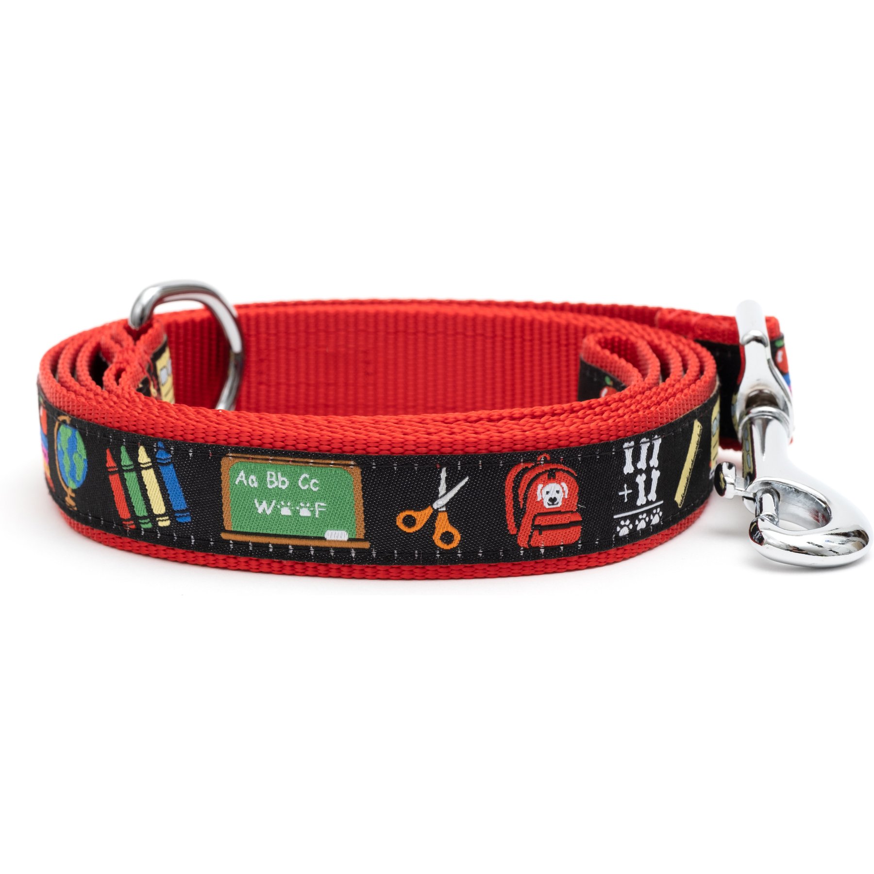 The Worthy Dog K9 College Dog Lead, Black, Large: 5-ft long, 1-in wide