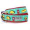 Show in main carousel: The Worthy Dog Food Fest Dog Collar, Turquoise, Large: 14 to 20-in neck, 1-in wide slide 1 of 4