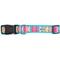 Show in main carousel: The Worthy Dog Fiesta Stripe Dog Collar, Teal Multicolored, Large: 14 to 20-in neck, 1-in wide slide 2 of 3