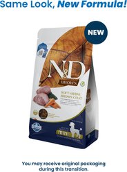Farmina N&D Brown Coat Canine Formula Adult GMO-Free Lamb, Carrot & Kelp Mini Dry Dog Food, 4.4-lb bag slide 2 of 2