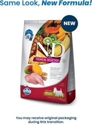 Farmina N&D Tropical Selection Chicken Adult Mini Dry Dog Food, 11 -lb bag slide 2 of 2