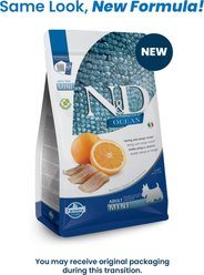 Farmina Natural & Delicious Wild Herring Grain-Free Mini Breed Formula Dry Dog Food, 5.5-lb bag slide 2 of 9