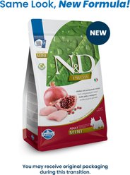 Farmina Natural & Delicious Chicken Grain-Free Mini Breed Formula Dry Dog Food, 5.5-lb bag slide 2 of 9