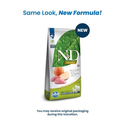 Show full view: Farmina N&D Prime Boar & Apple Medium & Maxi Adult Grain-Free Dry Dog Food, 26.4-lb bag slide 3 of 11