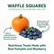 Show in main carousel: Healthfuls Pumpkin & Blueberry Waffle Squares Soft & Chewy Dog Treats, 6-oz bag slide 5 of 8