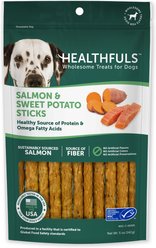 Healthfuls Salmon & Sweet Potato Grain-Free Soft & Chewy Dog Treats, 5-oz bag