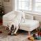 Show in main carousel: Wisfor Elevated Waterproof L-Shaped Nordic Stool Cat Sofa Bed, White, Medium slide 3 of 10