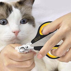 Pet Republique Symmetrical Cat Nail Clipper, Yellow/Black