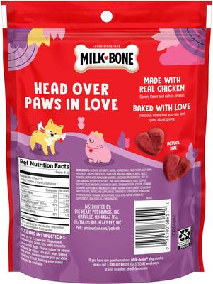Show full view: Milk-Bone Tender Hearts Soft & Chewy Dog Treats, 4.5-oz bag slide 3 of 12