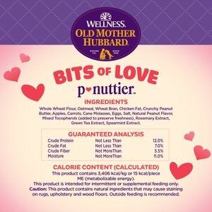 Old Mother Hubbard Bits of Love P-Nuttier Dog Treats, 6-oz bag