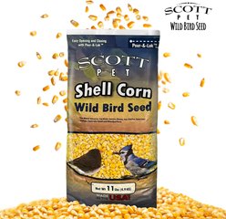 SCOTT PET Shell Corn Seed Jay Wild Bird Food, 11-lb bag slide 2 of 8
