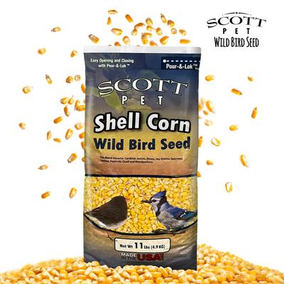 Show full view: SCOTT PET Shell Corn Seed Jay Wild Bird Food, 11-lb bag slide 6 of 8