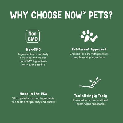 Show full view: NOW Pets Pet Allergy Dog & Cat Supplement, 75 count slide 7 of 11