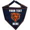 Show in main carousel: Pets First NFL Chicago Bears Personalized Dog Bandana, Large/X-Large slide 1 of 5