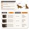 Show in main carousel: WARCAT Wooden Indoor Thick Cushion Double Door Furniture Style Dog Crate, Dark Brown, Medium slide 7 of 8