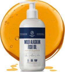 Healthy Pup Wild-Caught Alaskan Fish Oil Blend Skin & Coat Supplement for Dogs, 8-fl oz bottle