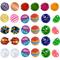Show in main carousel: SunGrow Indoor Interactive Play Line Bouncy Style Cat Ball Toy, Color Varies, 30 count slide 1 of 8