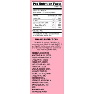 Show full view: Milk-Bone Pawberries & Creme Strawberry Flavored Dog Biscuits, 10-oz bag slide 9 of 12