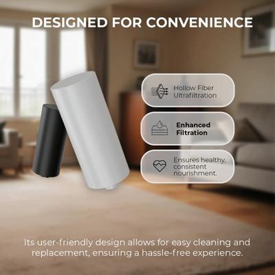 Show full view: Penthouse Paws Smart Wireless Dog & Cat Water Fountain Filter Replacement, Black, 118-oz slide 5 of 8