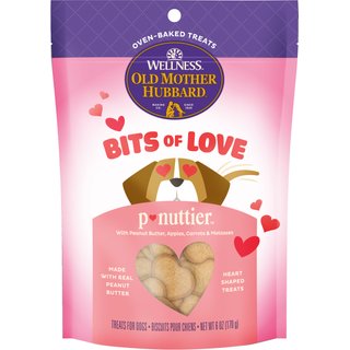 Old Mother Hubbard Bits of Love P-Nuttier Dog Treats, 6-oz bag slide 1 of 7