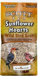 SCOTT PET Sunflower Hearts Seed Cardinal Wild Bird Food, 8-lb bag slide 1 of 8